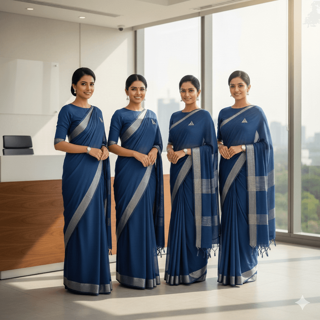 The Power of Uniformity – Why Uniform Sarees are the Perfect Choice for Your Institution